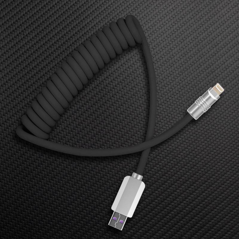 "Candy Chubby" Car Spring Fast Charging Cable - Image 9