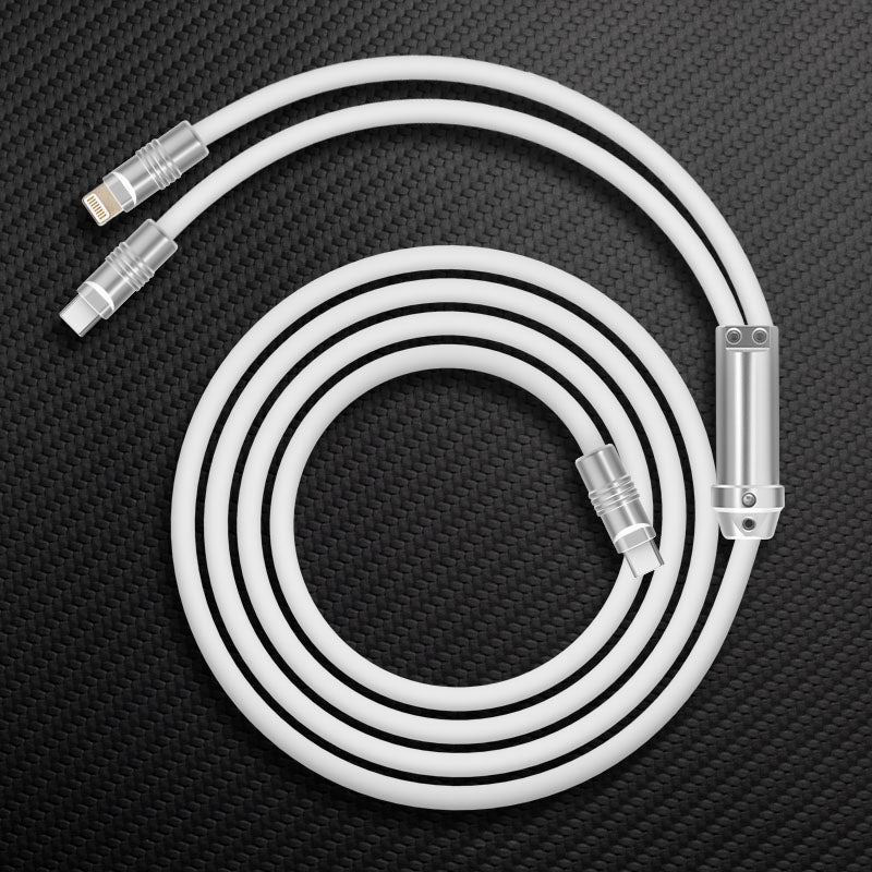 "Chubby" 2 In 1 Fast Charge Cable (C+Lightning) - Image 16