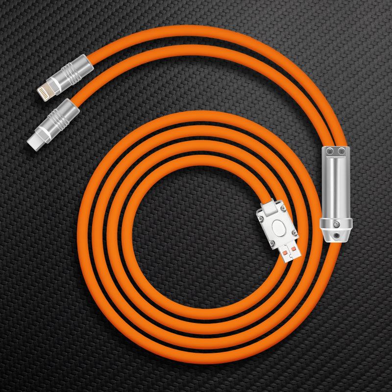 "Chubby" 2 In 1 Fast Charge Cable (C+Lightning) - Image 17