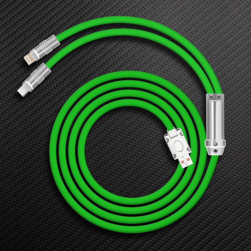 "Chubby" 2 In 1 Fast Charge Cable (C+Lightning) - Image 20