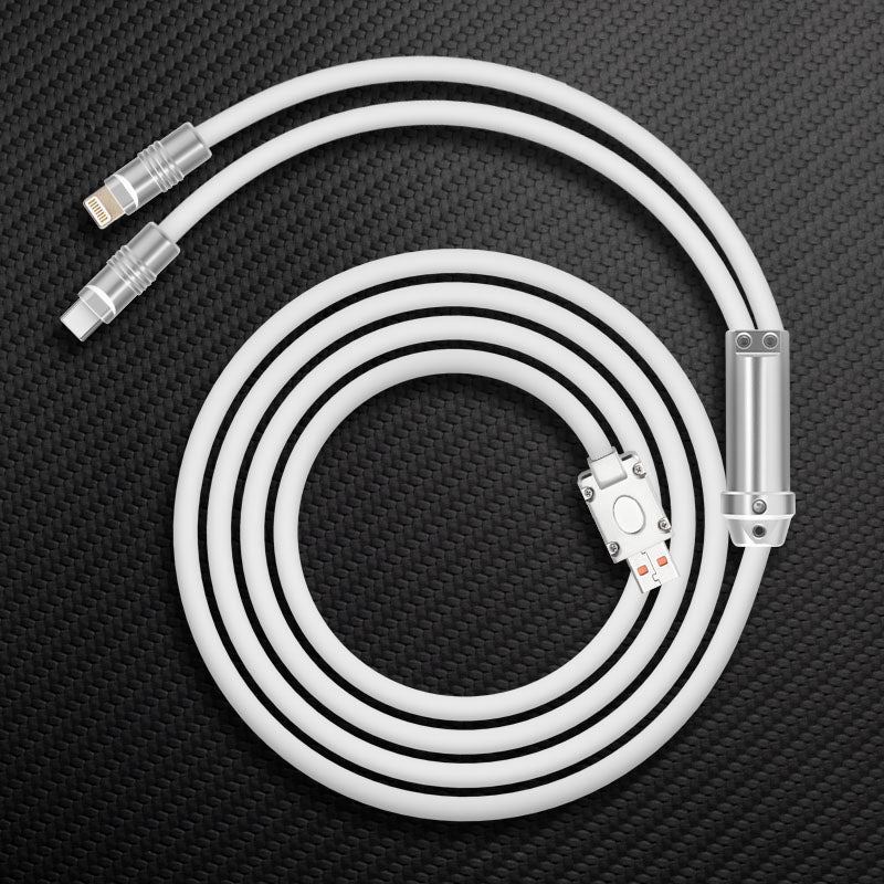 "Chubby" 2 In 1 Fast Charge Cable (C+Lightning) - Image 27