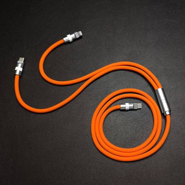 "Chubby" 2 In 1 Fast Charge Cable (C+Lightning) - Image 5