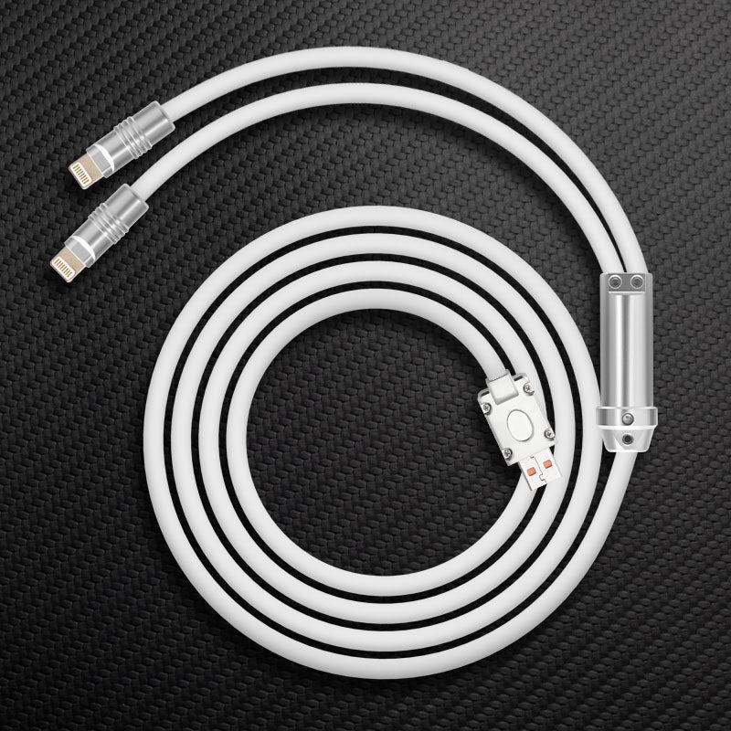 "Chubby" 2 In 1 Fast Charge Cable (Lightning+Lightning) - Image 18