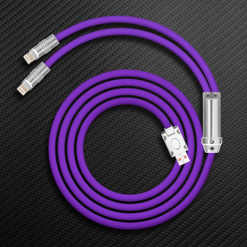 "Chubby" 2 In 1 Fast Charge Cable (Lightning+Lightning) - Image 23