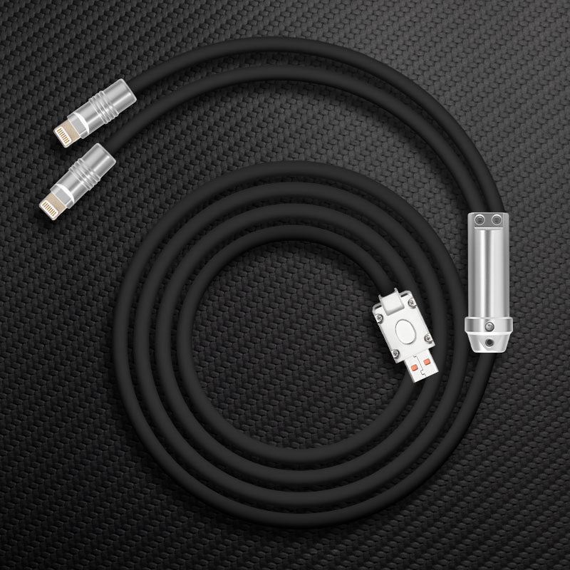 "Chubby" 2 In 1 Fast Charge Cable (Lightning+Lightning) - Image 26