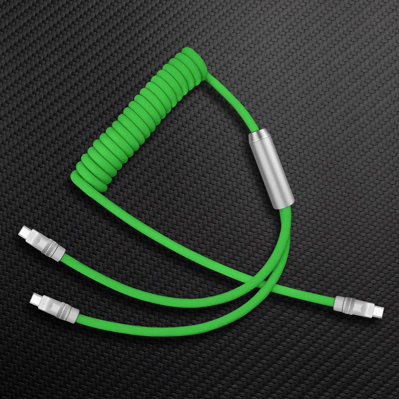 "Chubby Flex" 2 In 1 Spring Fast Charging Cable - Image 4