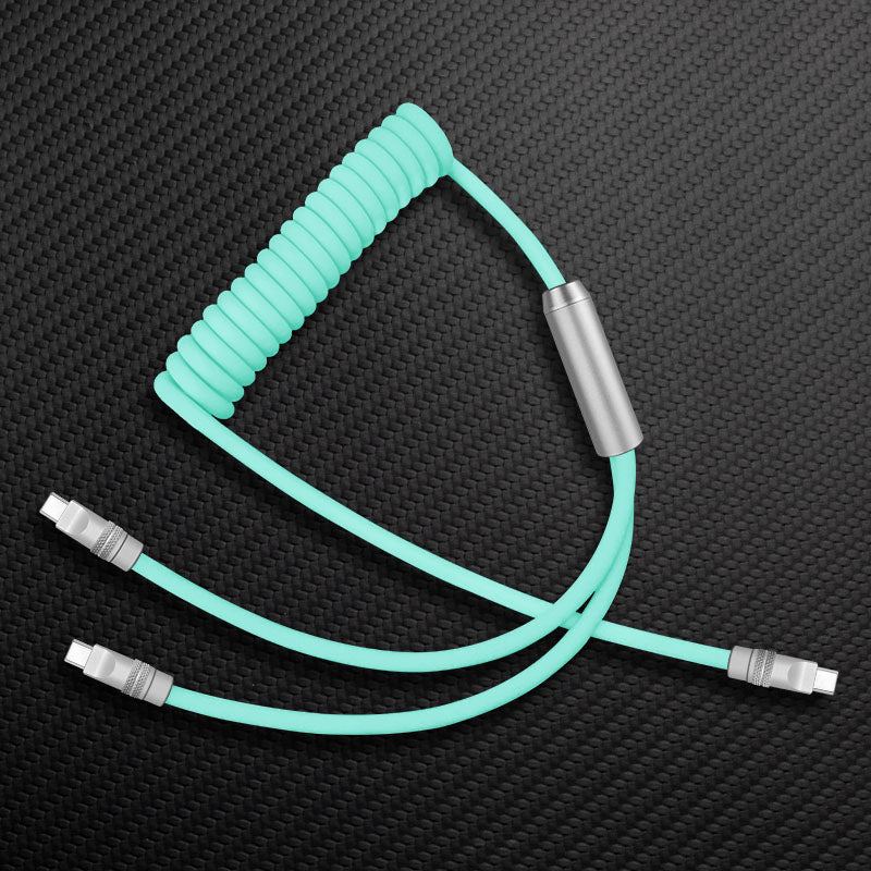 "Chubby Flex" 2 In 1 Spring Fast Charging Cable - Image 5