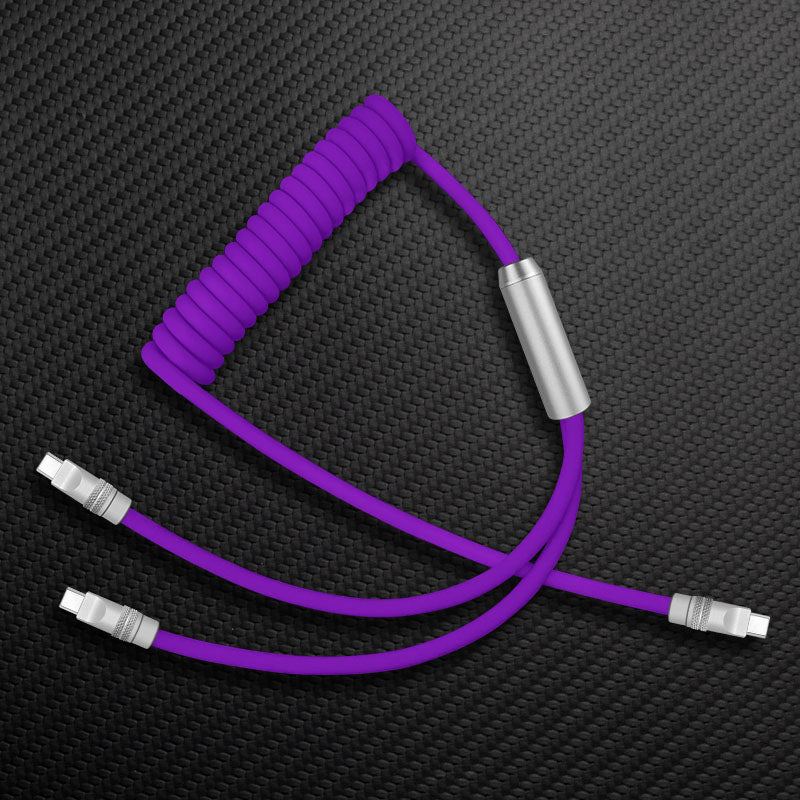 "Chubby Flex" 2 In 1 Spring Fast Charging Cable - Image 8