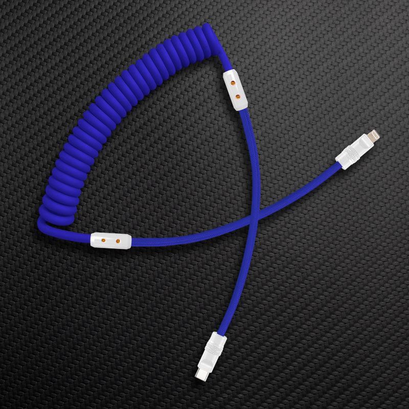 "Chubby Mood" Silicone Braided Fast Charging Cable #317 - Image 12
