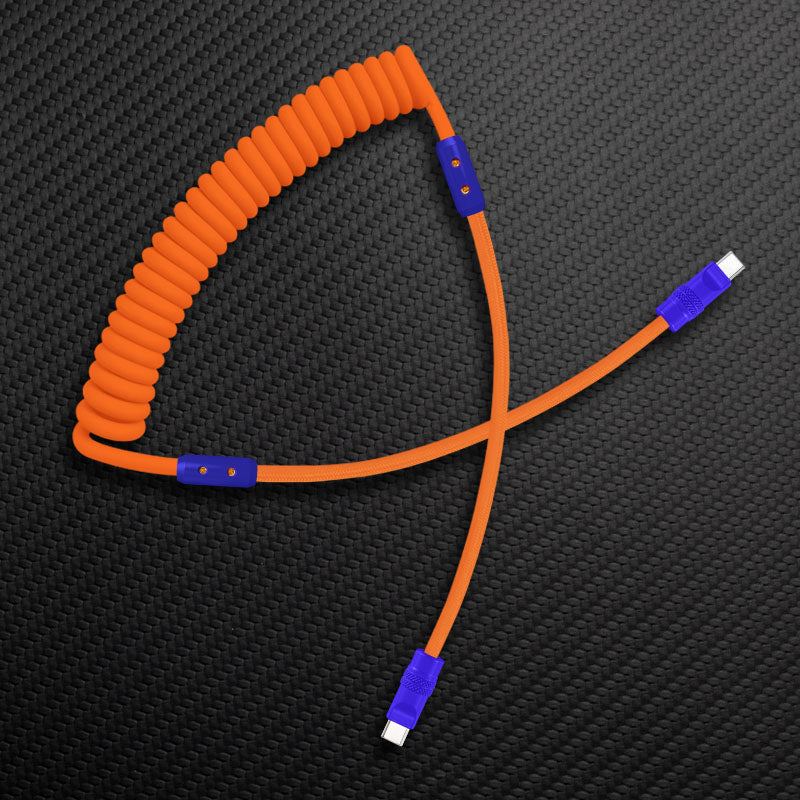 "Chubby Mood" Silicone Braided Fast Charging Cable #317 - Image 27
