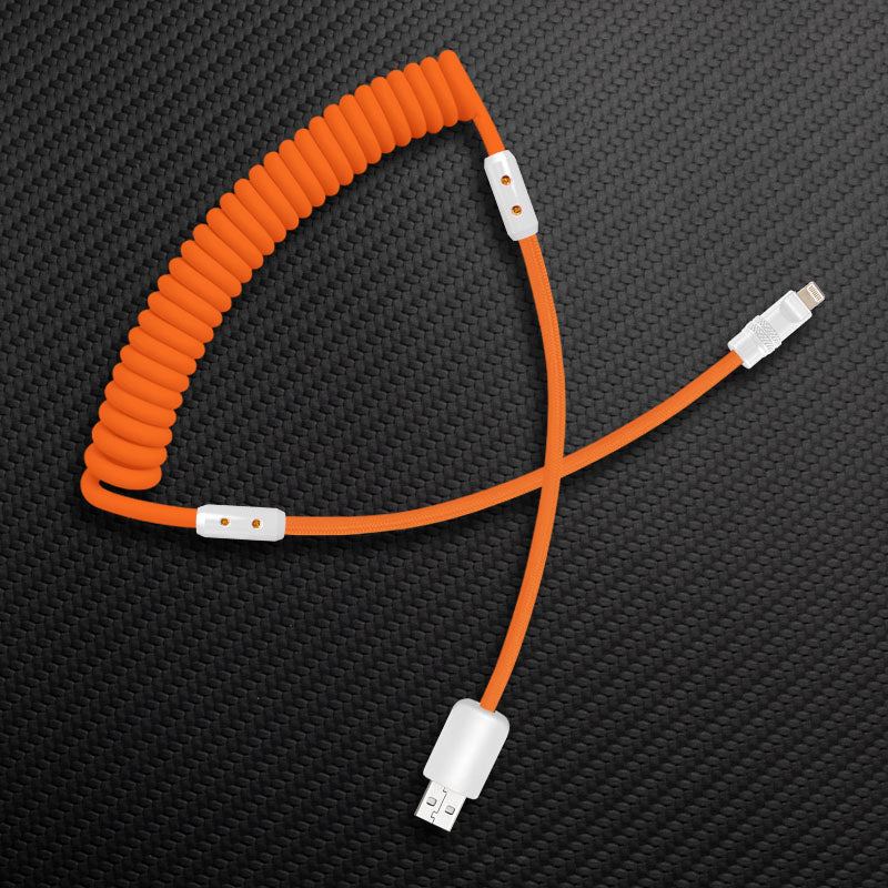 "Chubby Mood" Silicone Braided Fast Charging Cable #317 - Image 32