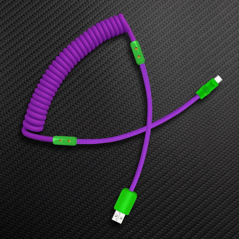 "Chubby Mood" Silicone Braided Fast Charging Cable #317 - Image 38