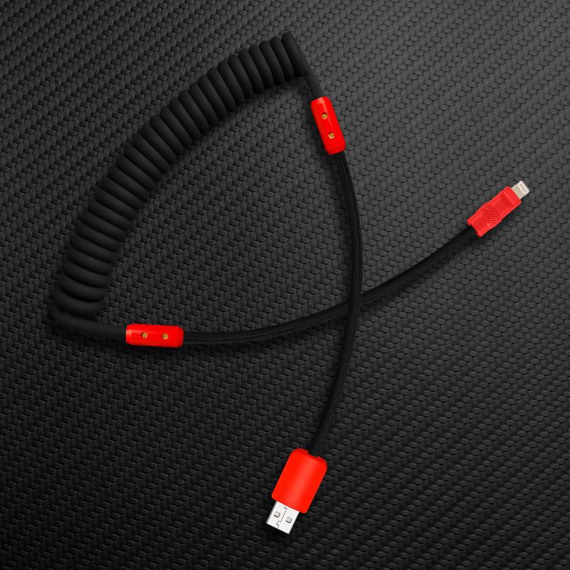 "Chubby Mood" Silicone Braided Fast Charging Cable #317 - Image 4