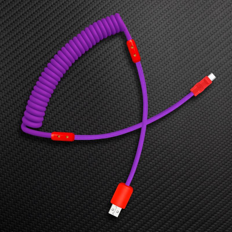 "Chubby Mood" Silicone Braided Fast Charging Cable #317 - Image 66