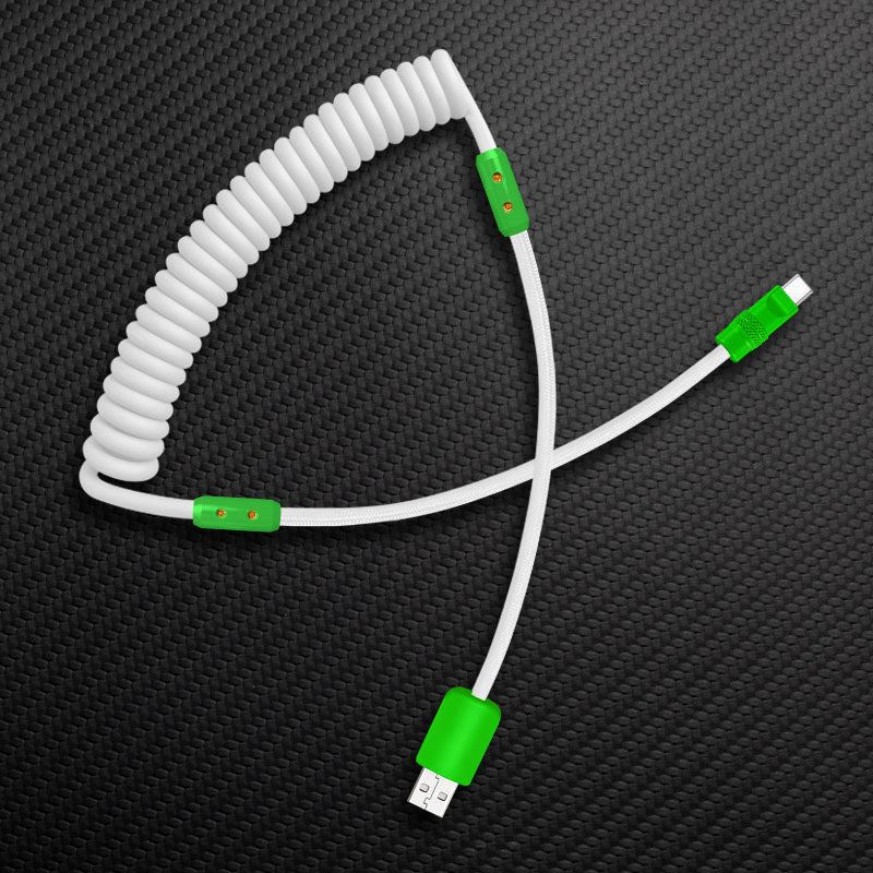 "Chubby Mood" Silicone Braided Fast Charging Cable #317 - Image 74