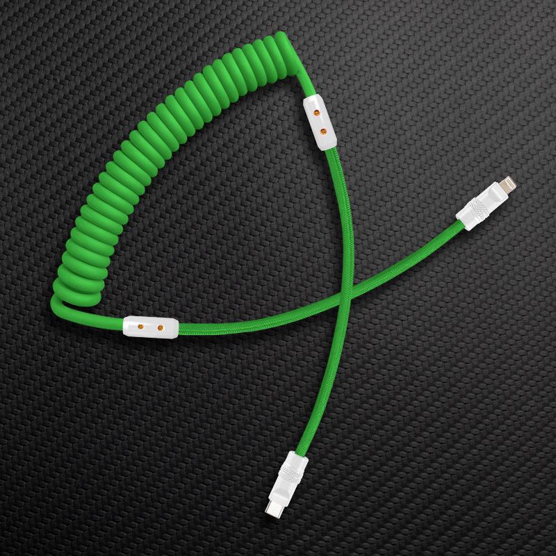 "Chubby Mood" Silicone Braided Fast Charging Cable #369 - Image 10