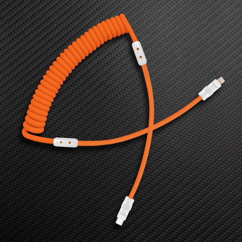 "Chubby Mood" Silicone Braided Fast Charging Cable #369 - Image 14