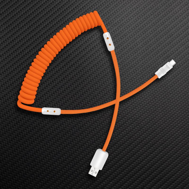 "Chubby Mood" Silicone Braided Fast Charging Cable #369 - Image 15