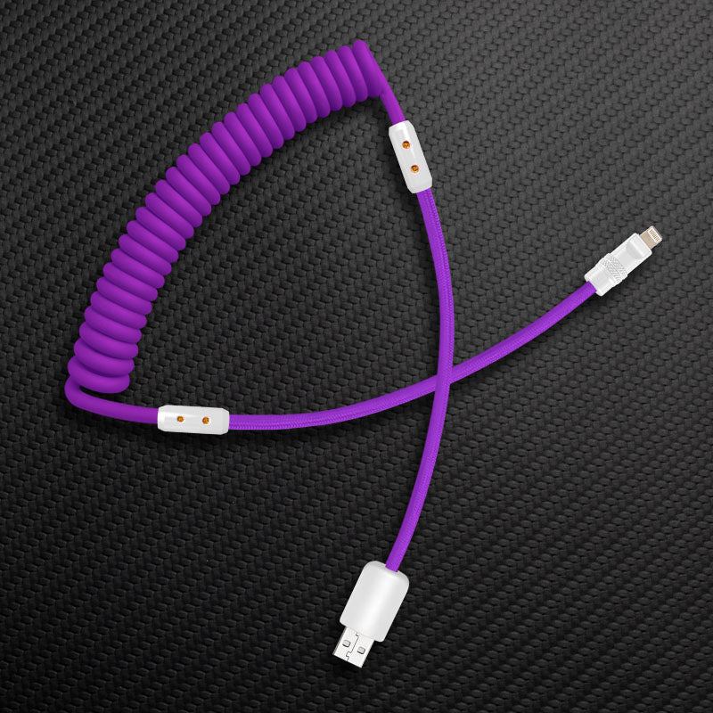 "Chubby Mood" Silicone Braided Fast Charging Cable #369 - Image 17