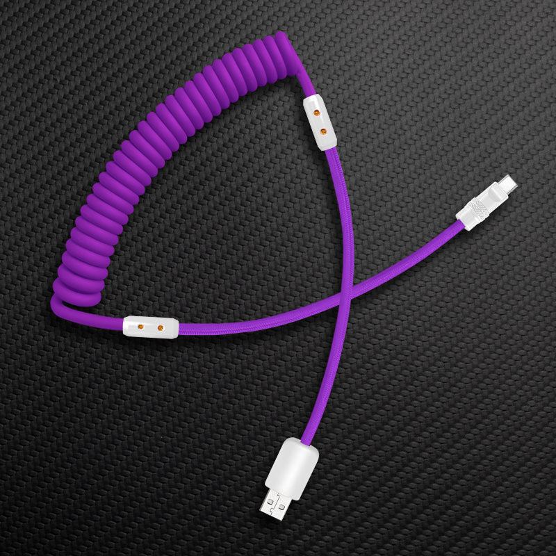 "Chubby Mood" Silicone Braided Fast Charging Cable #369 - Image 19