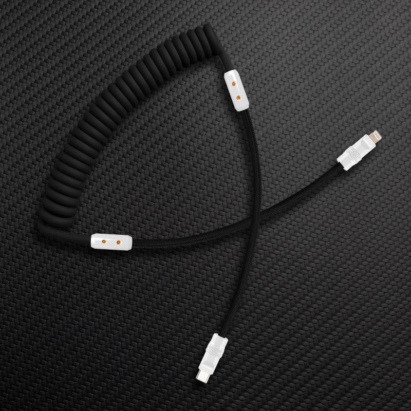 "Chubby Mood" Silicone Braided Fast Charging Cable #369 - Image 2