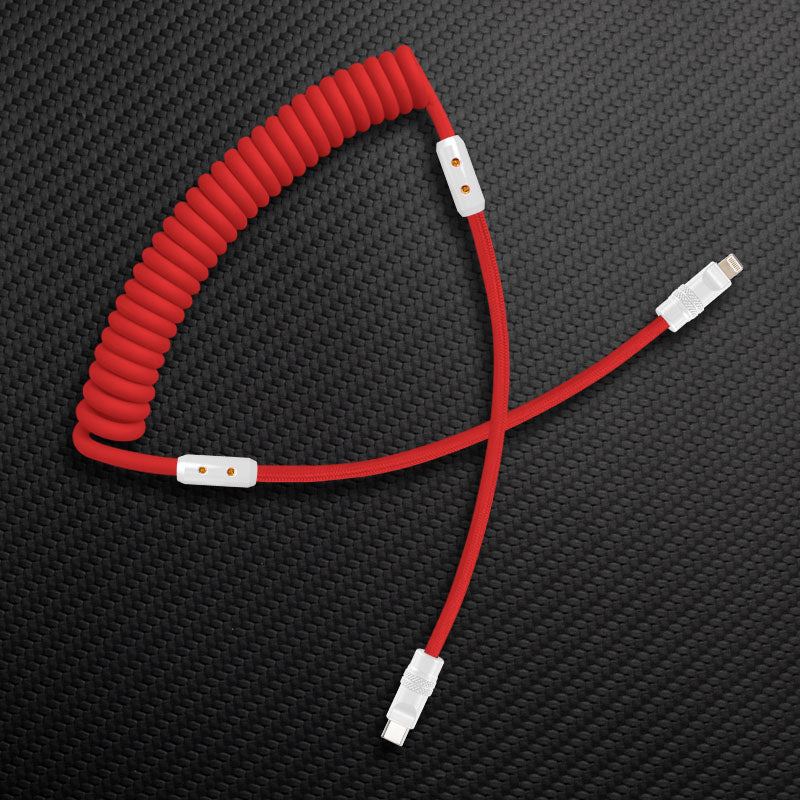 "Chubby Mood" Silicone Braided Fast Charging Cable #369 - Image 22