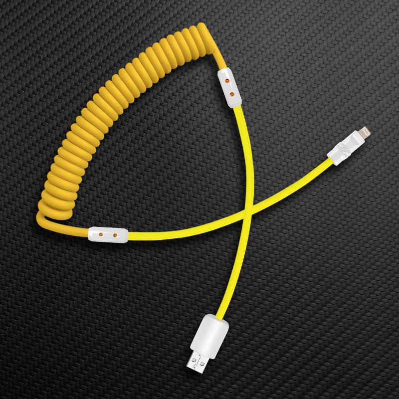 "Chubby Mood" Silicone Braided Fast Charging Cable #369 - Image 25