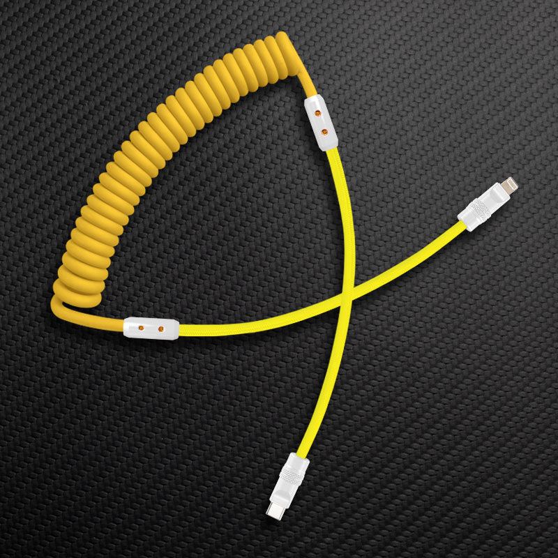 "Chubby Mood" Silicone Braided Fast Charging Cable #369 - Image 26