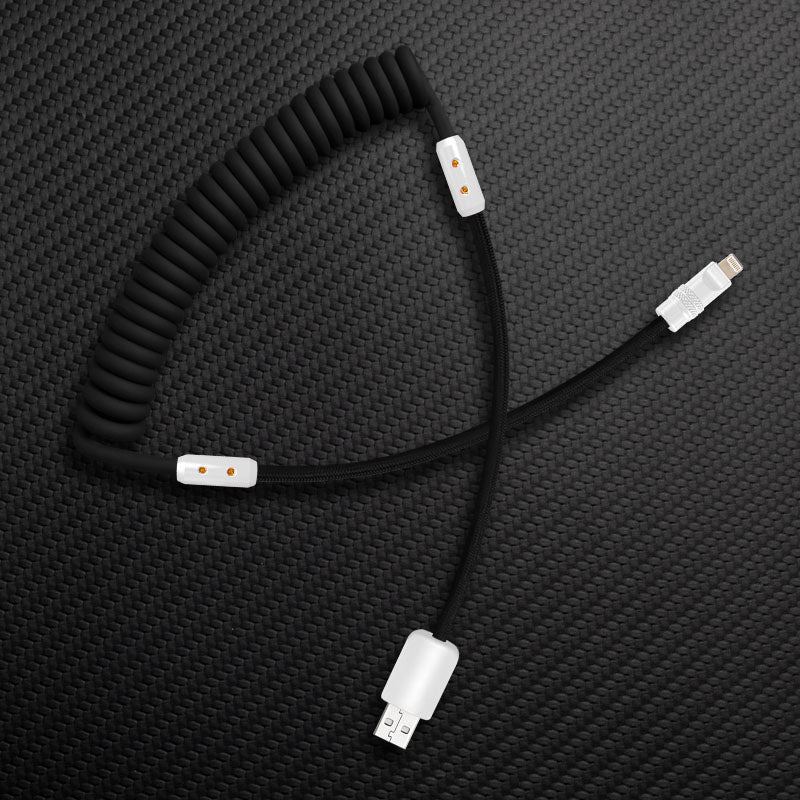 "Chubby Mood" Silicone Braided Fast Charging Cable #369 - Image 29