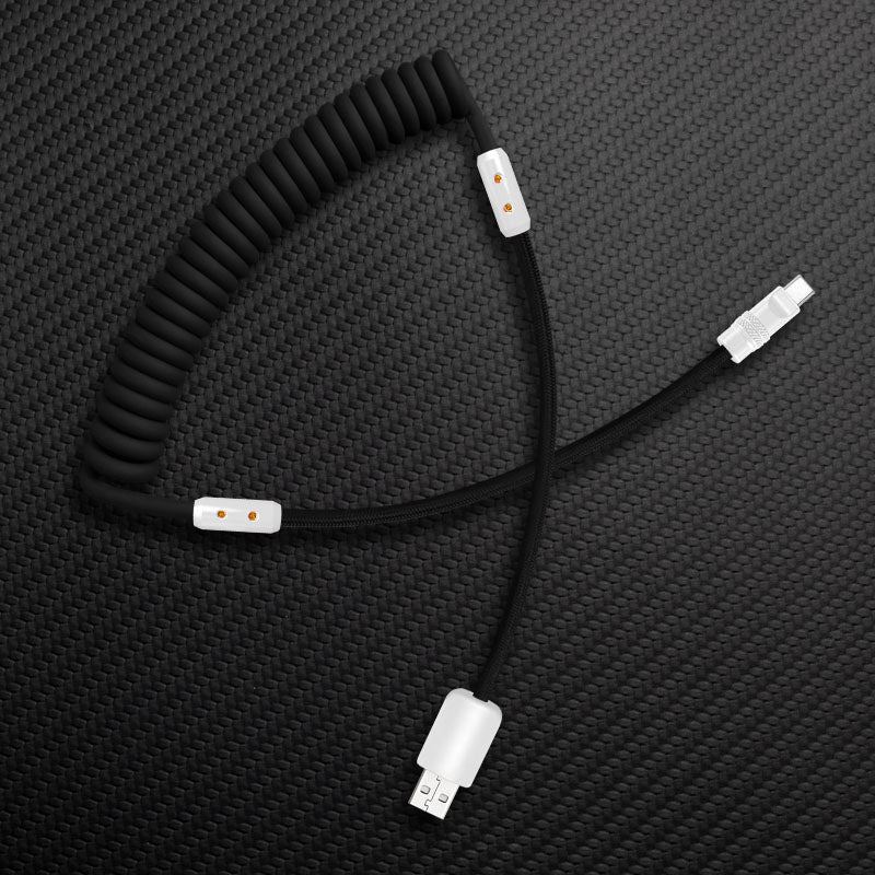 "Chubby Mood" Silicone Braided Fast Charging Cable #369 - Image 3