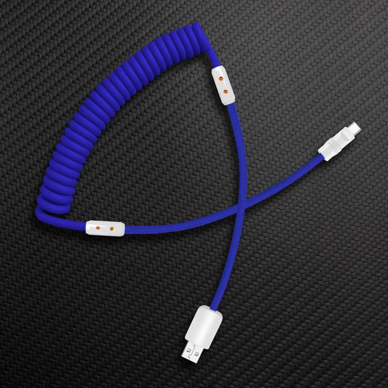 "Chubby Mood" Silicone Braided Fast Charging Cable #369 - Image 7