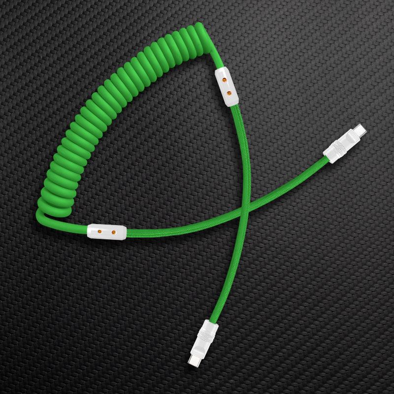 "Chubby Mood" Silicone Braided Fast Charging Cable #369 - Image 8