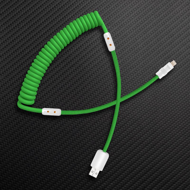 "Chubby Mood" Silicone Braided Fast Charging Cable #369 - Image 9