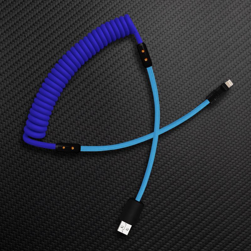 "Chubby Mood" Silicone Braided Fast Charging Cable #528 - Image 12