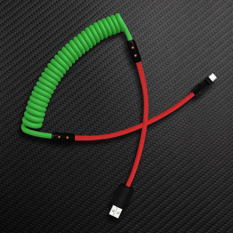 "Chubby Mood" Silicone Braided Fast Charging Cable #528 - Image 22