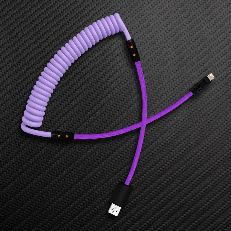 "Chubby Mood" Silicone Braided Fast Charging Cable #528 - Image 26