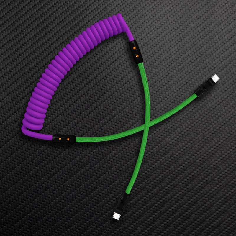"Chubby Mood" Silicone Braided Fast Charging Cable #528 - Image 29