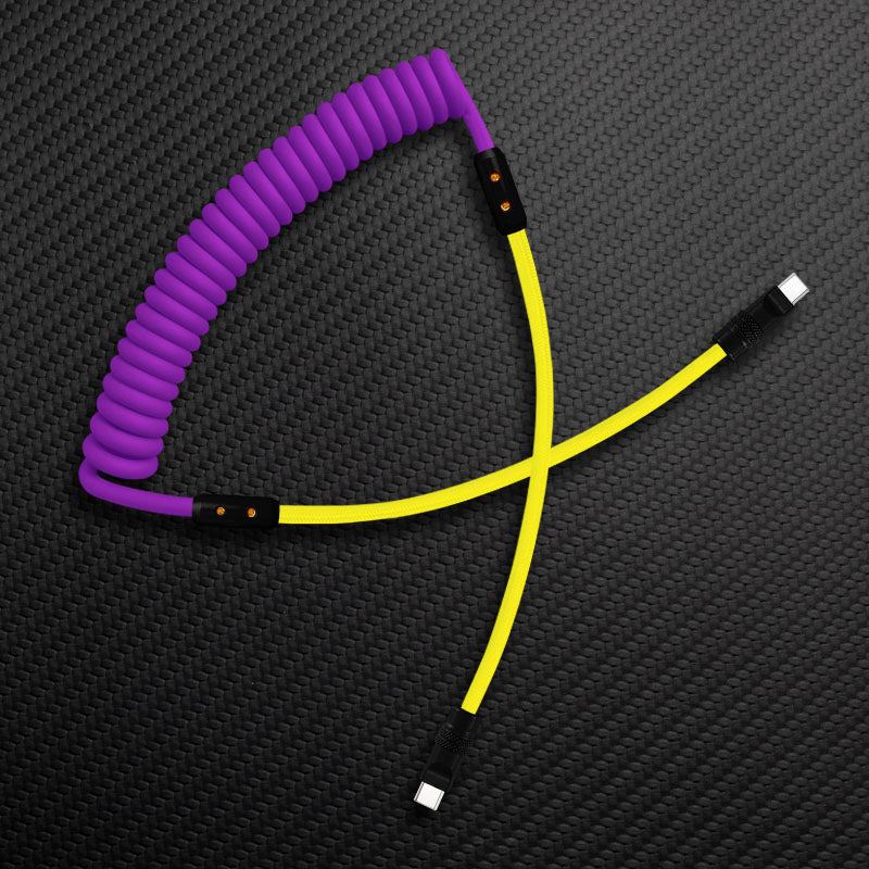 "Chubby Mood" Silicone Braided Fast Charging Cable #528 - Image 33