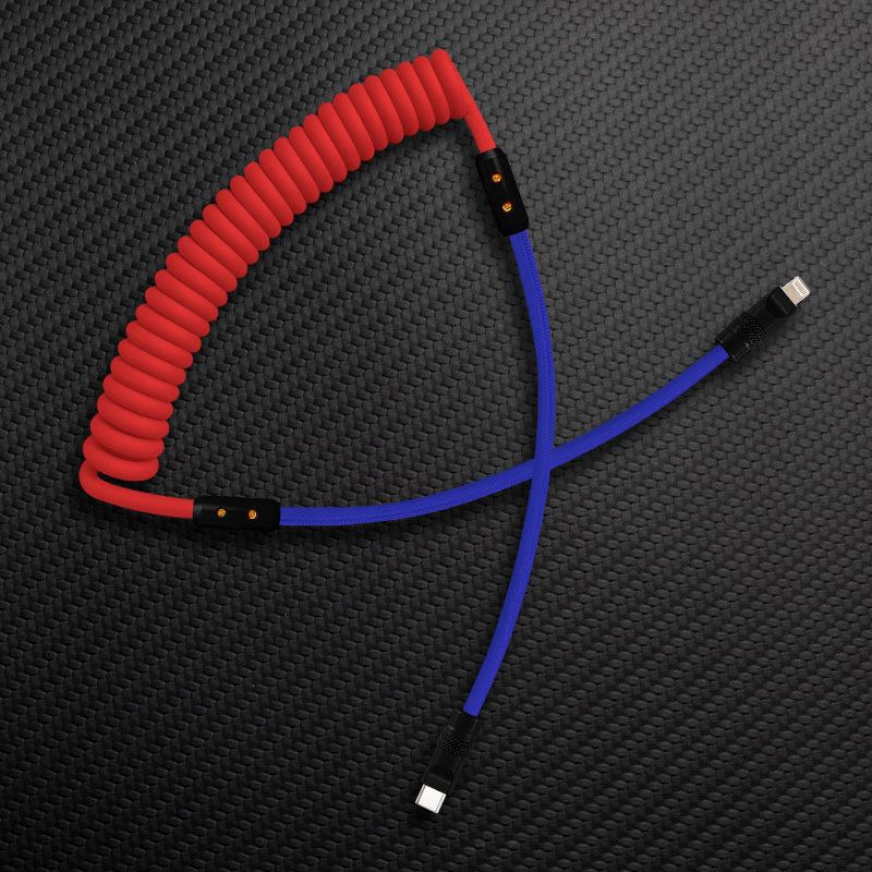 "Chubby Mood" Silicone Braided Fast Charging Cable #528 - Image 43