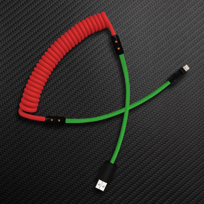 "Chubby Mood" Silicone Braided Fast Charging Cable #528 - Image 46