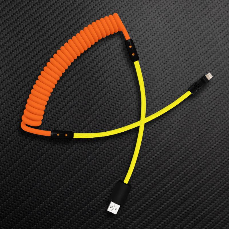 "Chubby Mood" Silicone Braided Fast Charging Cable #528 - Image 50
