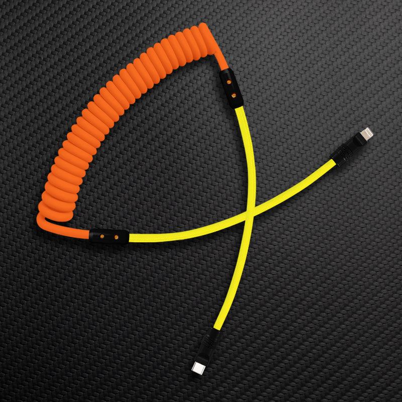 "Chubby Mood" Silicone Braided Fast Charging Cable #528 - Image 51