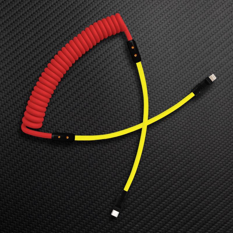"Chubby Mood" Silicone Braided Fast Charging Cable #528 - Image 56