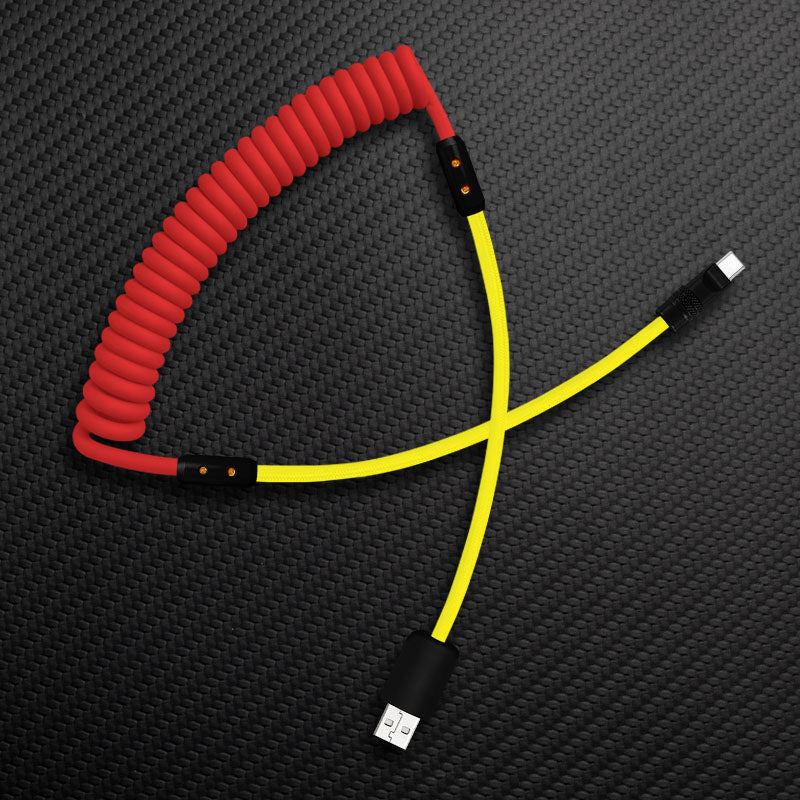 "Chubby Mood" Silicone Braided Fast Charging Cable #528 - Image 57