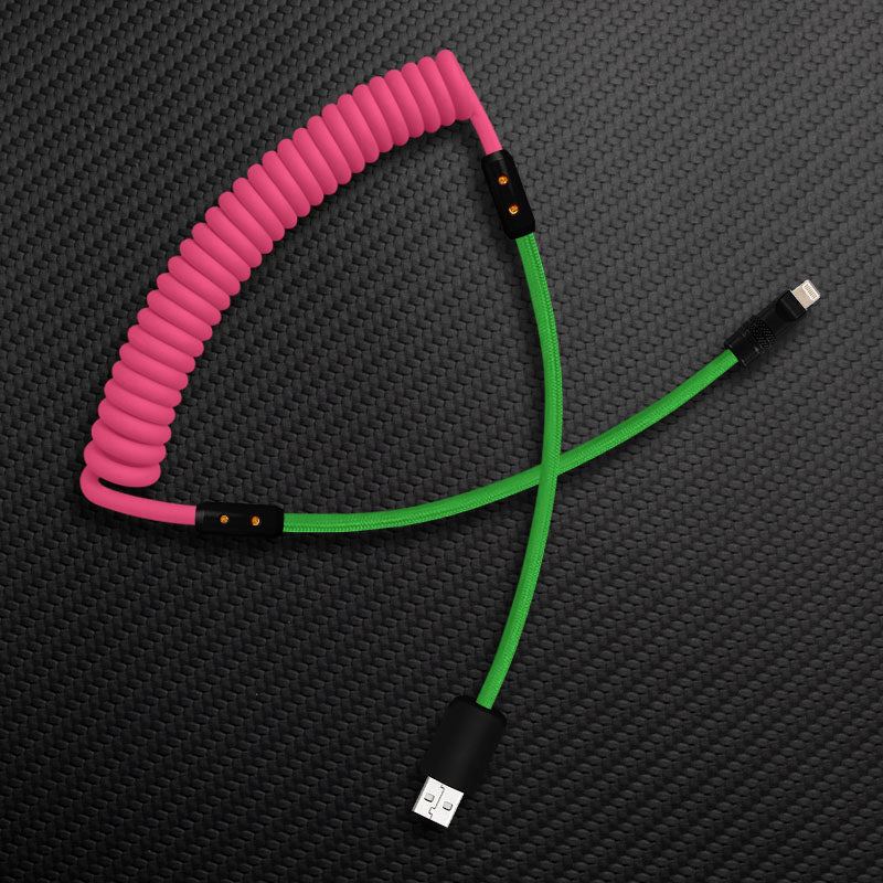 "Chubby Mood" Silicone Braided Fast Charging Cable #528 - Image 59
