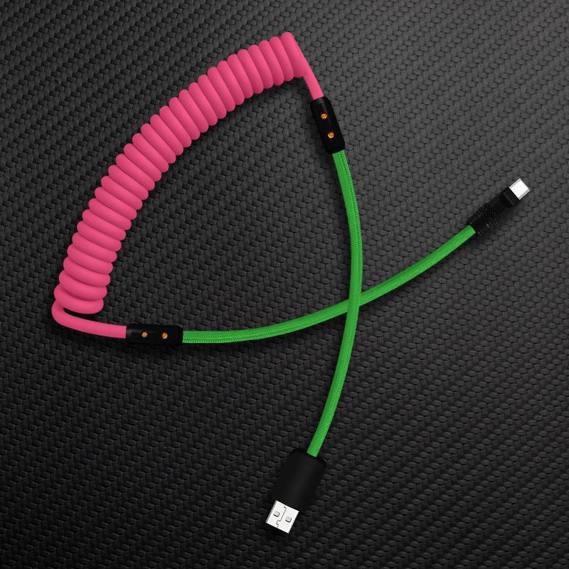 "Chubby Mood" Silicone Braided Fast Charging Cable #528 - Image 61