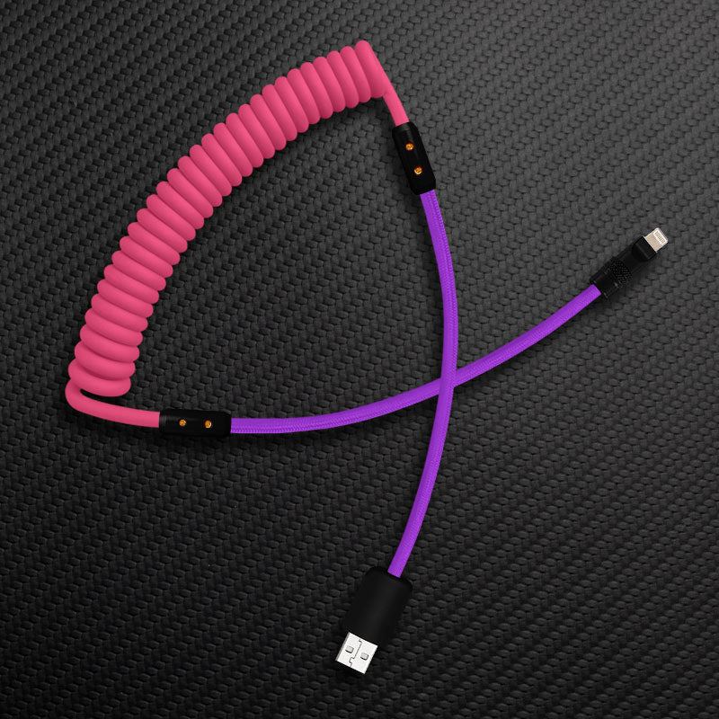 "Chubby Mood" Silicone Braided Fast Charging Cable #528 - Image 63