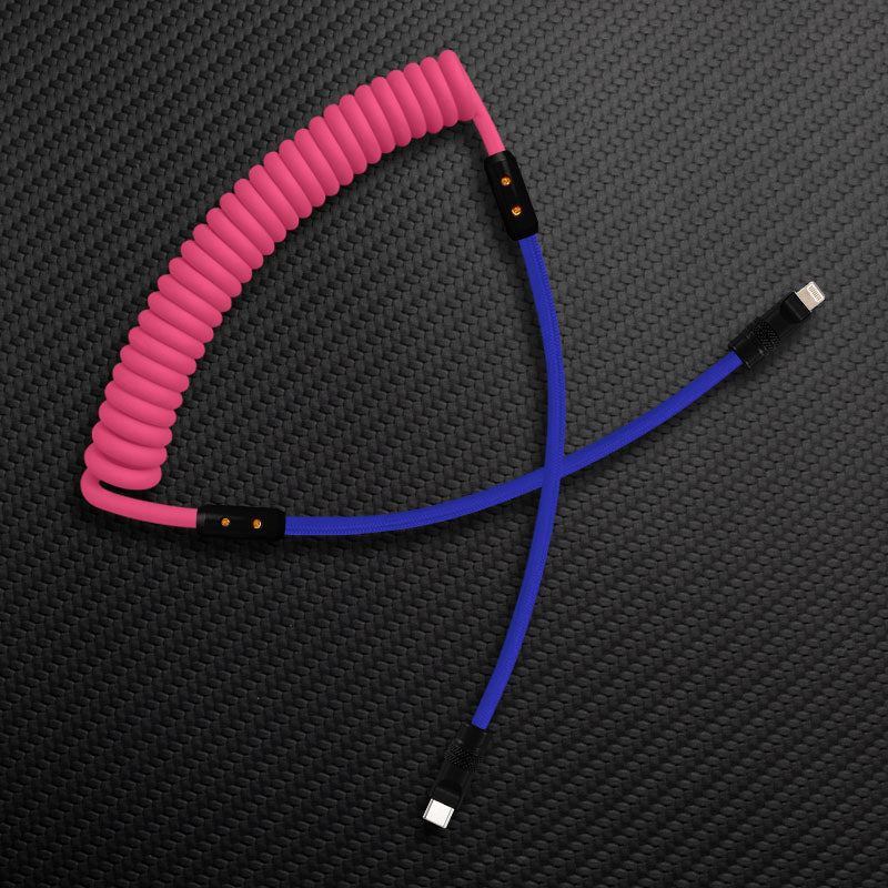 "Chubby Mood" Silicone Braided Fast Charging Cable #528 - Image 68