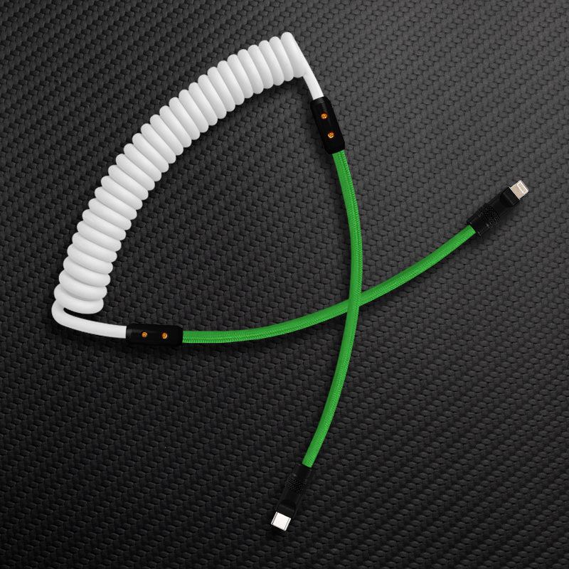 "Chubby Mood" Silicone Braided Fast Charging Cable #528 - Image 72