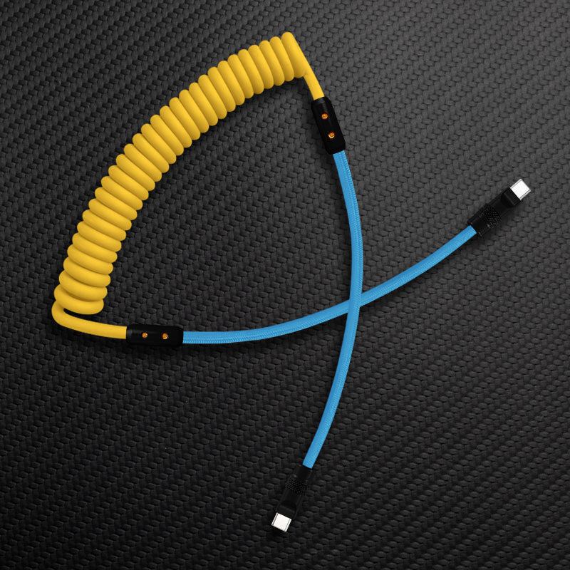 "Chubby Mood" Silicone Braided Fast Charging Cable #528 - Image 83